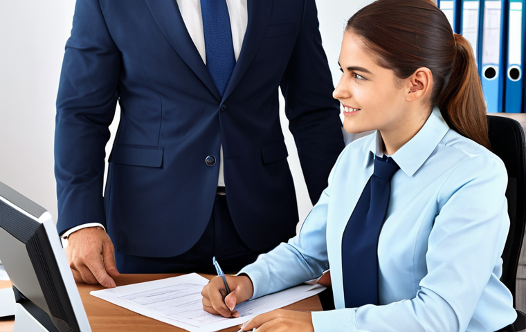 자기 성찰을 위한 멘토 찾기 - Professional Career Mentorship**
"A young, ambitious professional, fully clothed in a modest busine...